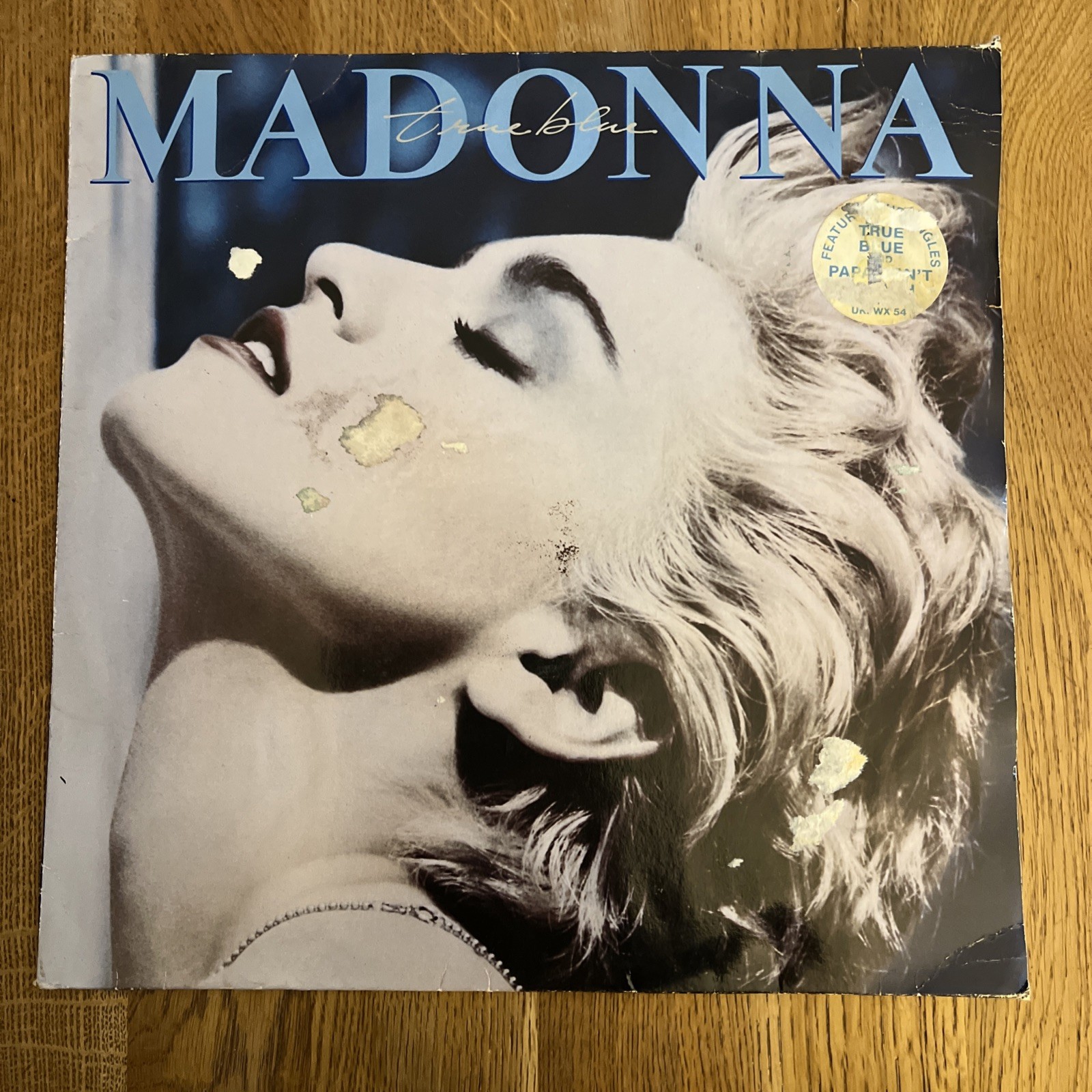 True Blue by Madonna Original Vinyl LP 1986 Papa Don’t Preach VINYL VG+