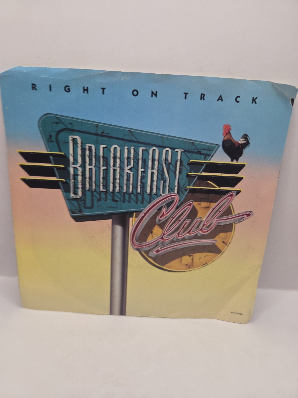 Breakfast Club - Right on Track, 7" Vinyl/45 RPM, MCA Records, 1987