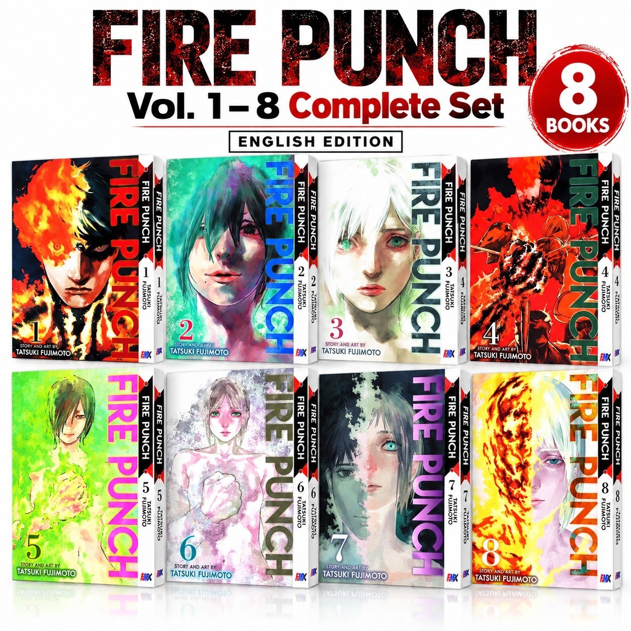 Fire Punch Manga Vol. 1-8 Set Completo Edizione Inglese