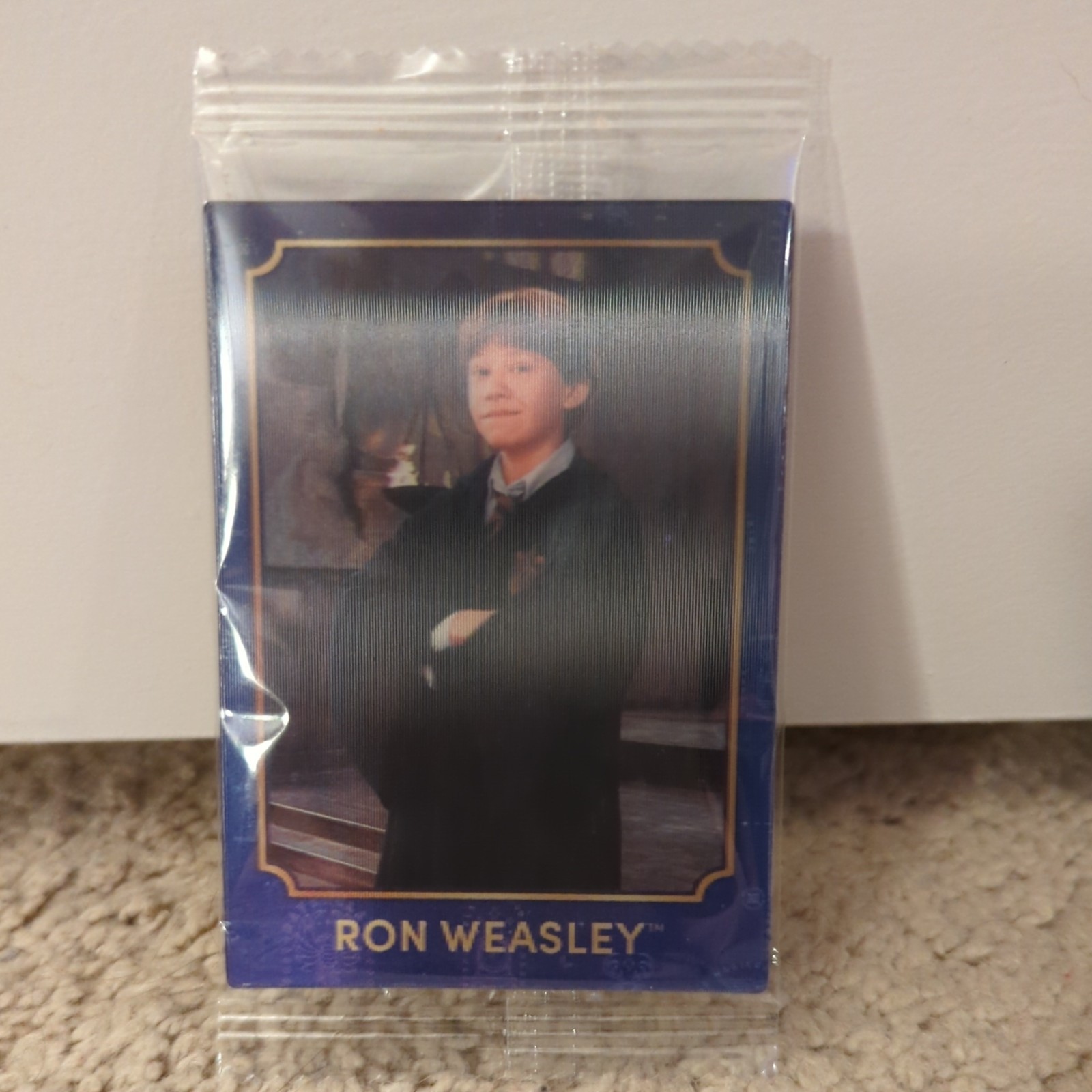 Carta Rana Cioccolato Ron Weasley Sigillata Nuova *Non Aperta*