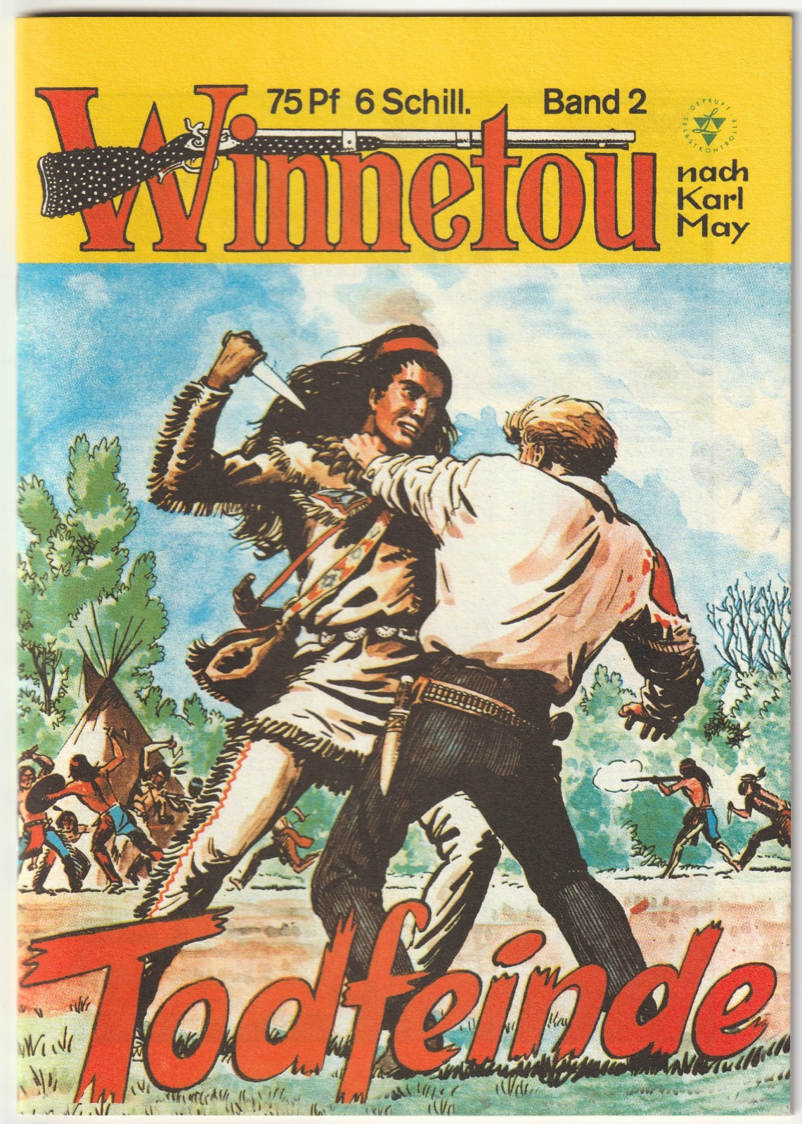 ✪ KARL MAY/WINNETOU #2 nemici della morte, Hethke 2001 fumetto nuovo top Z0-1