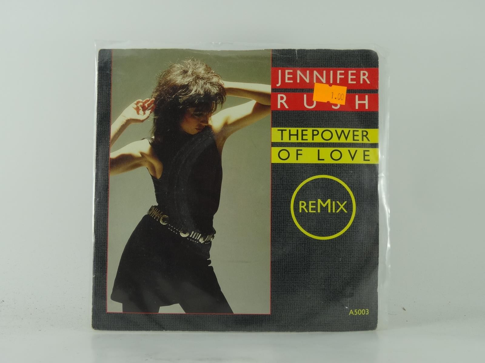 JENNIFER RUSH THE POWER OF LOVE (1) (7) 2 Track 7" Single including Picture Slee