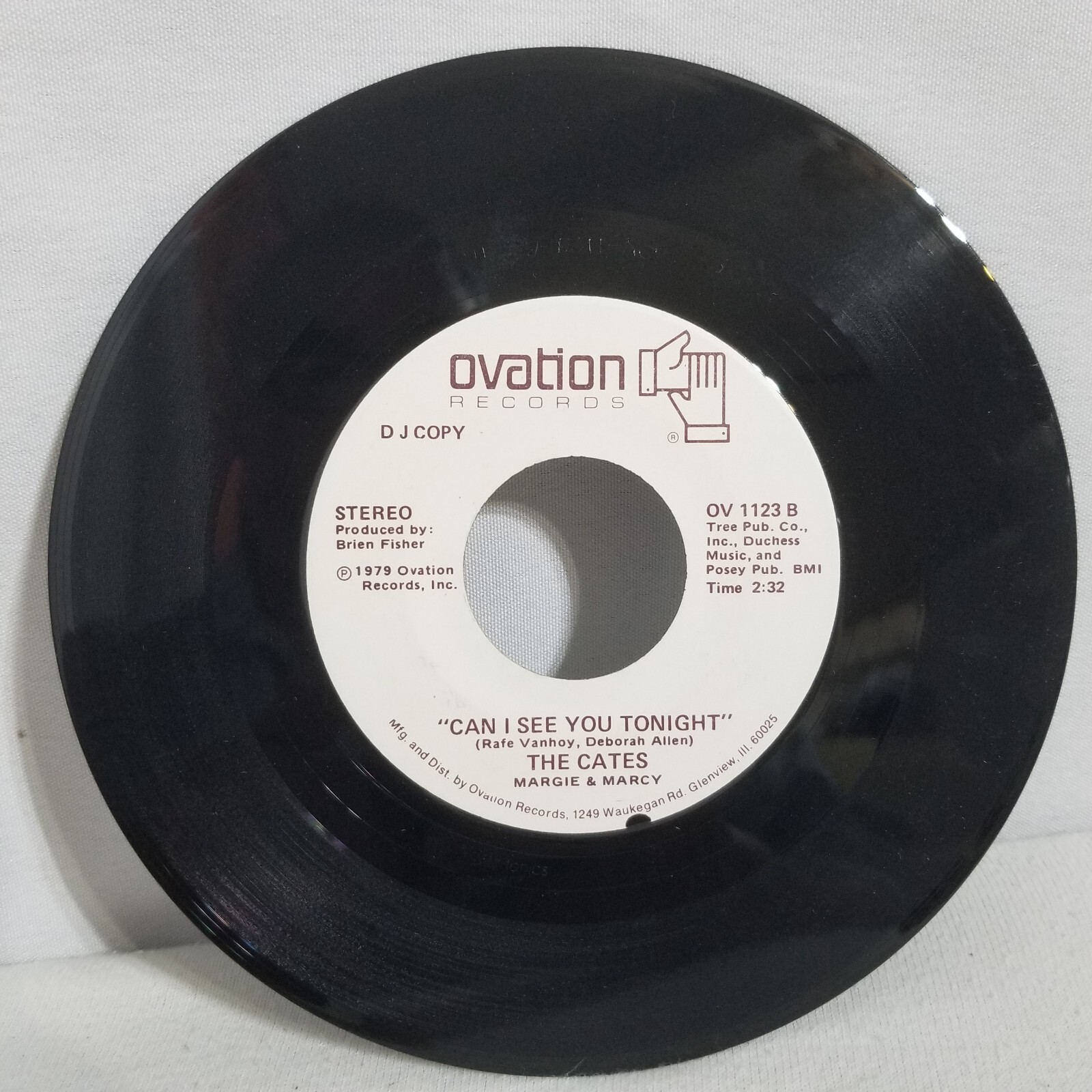 The Cates Margie & Marcy Going Down Slow/ Can I See You Tonight 45 Vinyl Record
