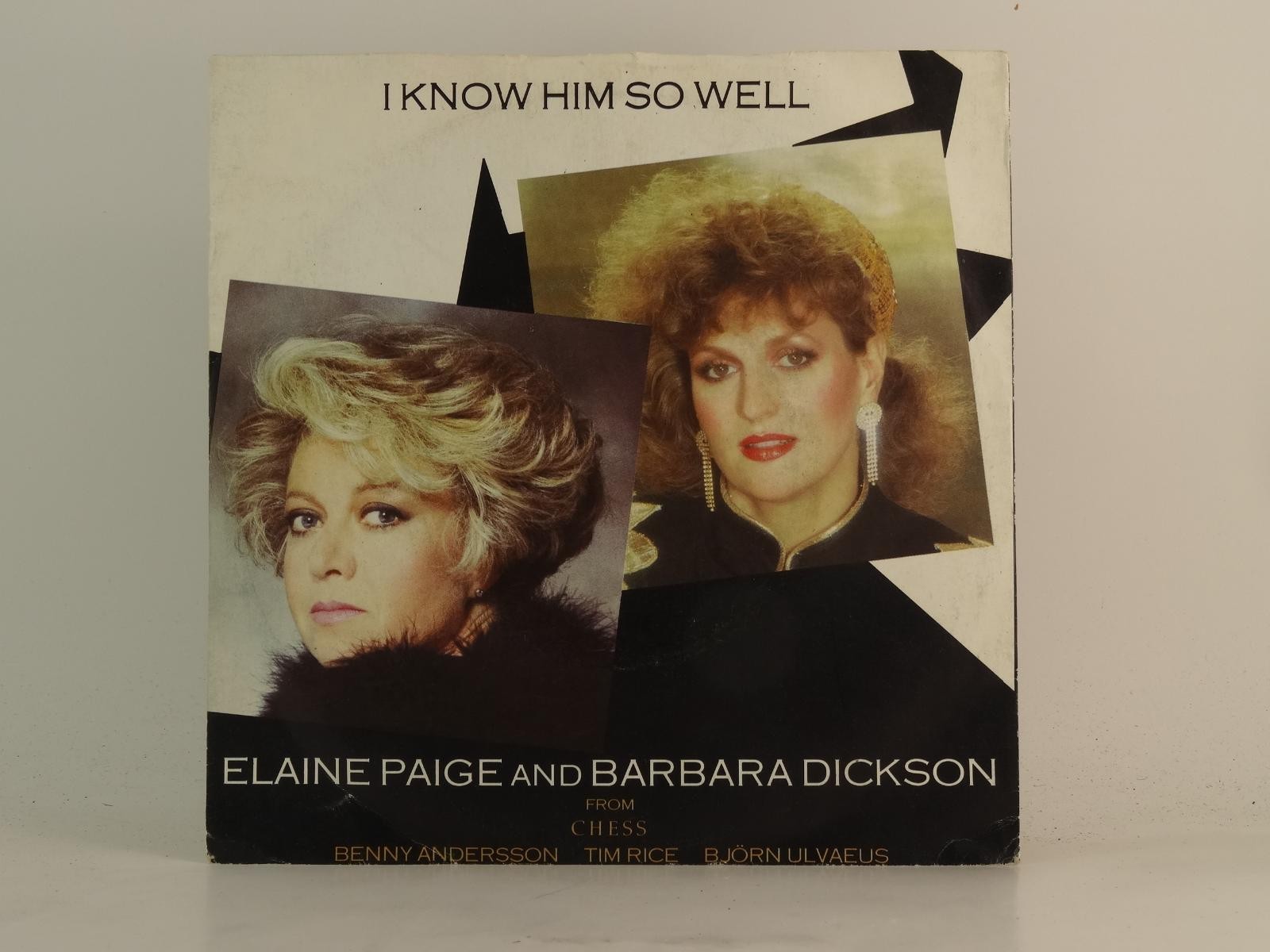 ELAINE PAIGE AND BARBARA DICKSON I KNOW HIM SO WELL (8) (78) 2 Track 7" Single p