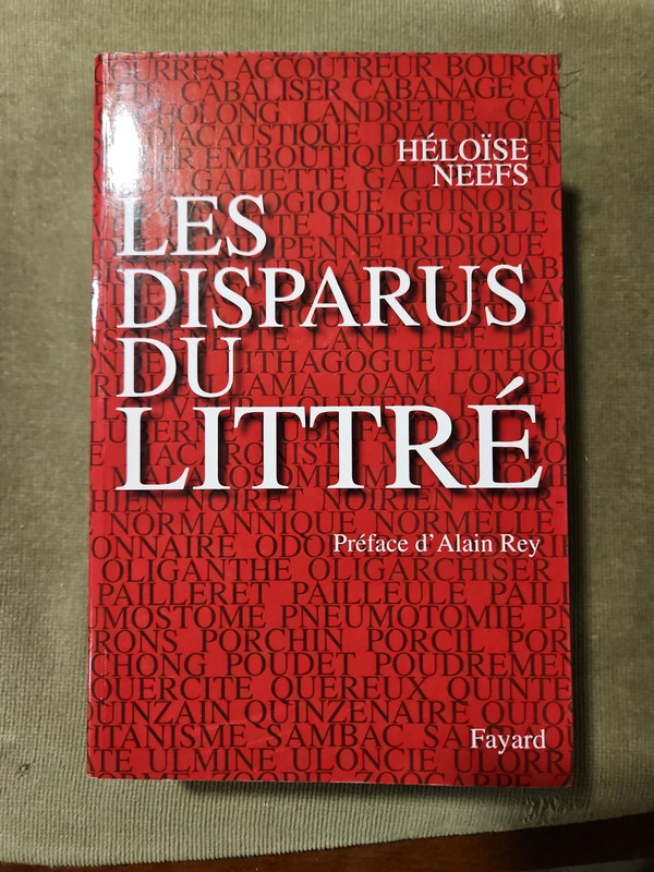 Les disparus du Littré