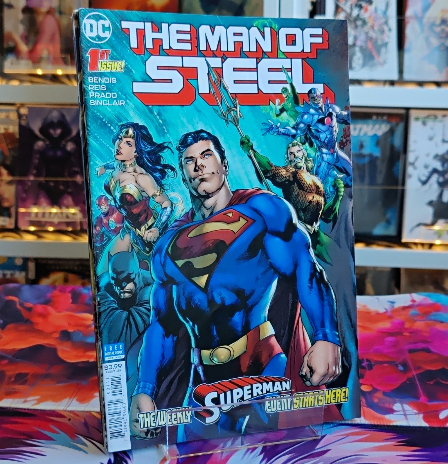 DC Comics x 10 mix inc The Man of Steel #1 1st Issue Superman 