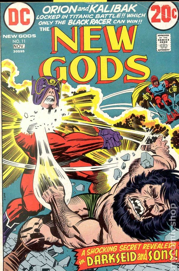 New Gods #11 VG 1972 immagine stock basso grado