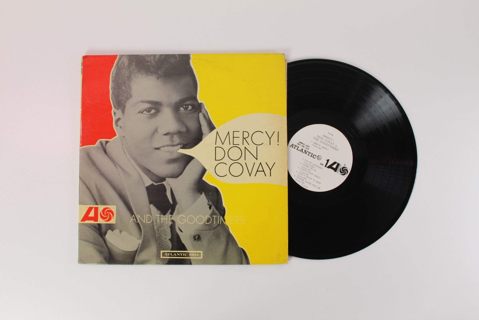 Don Covay & The Goodtimers - Mercy! on Atlantic - Mono - Promo