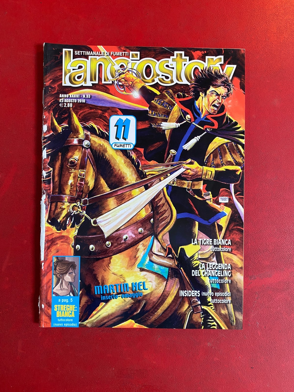LANCIOSTORY n. 33 Ed. Aurea (23-8-2010) Fumetto + inserto MARTIN HEL