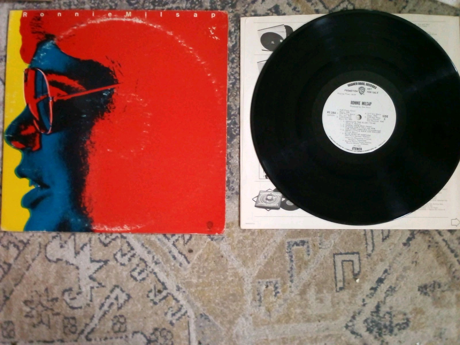 Ronnie Milsap - 1st LP Record Self Titled 1970 Warner Brothers Promo VG++ Vinyl