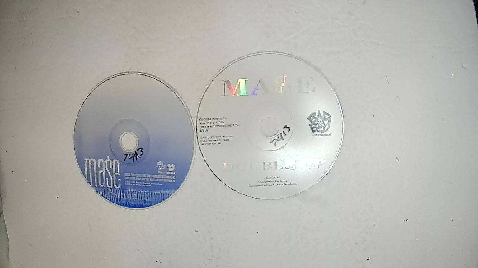 Mase - cd lot Feel So Good / Double Up CD Singles 1997 1999 Promo Bad Boy Hip