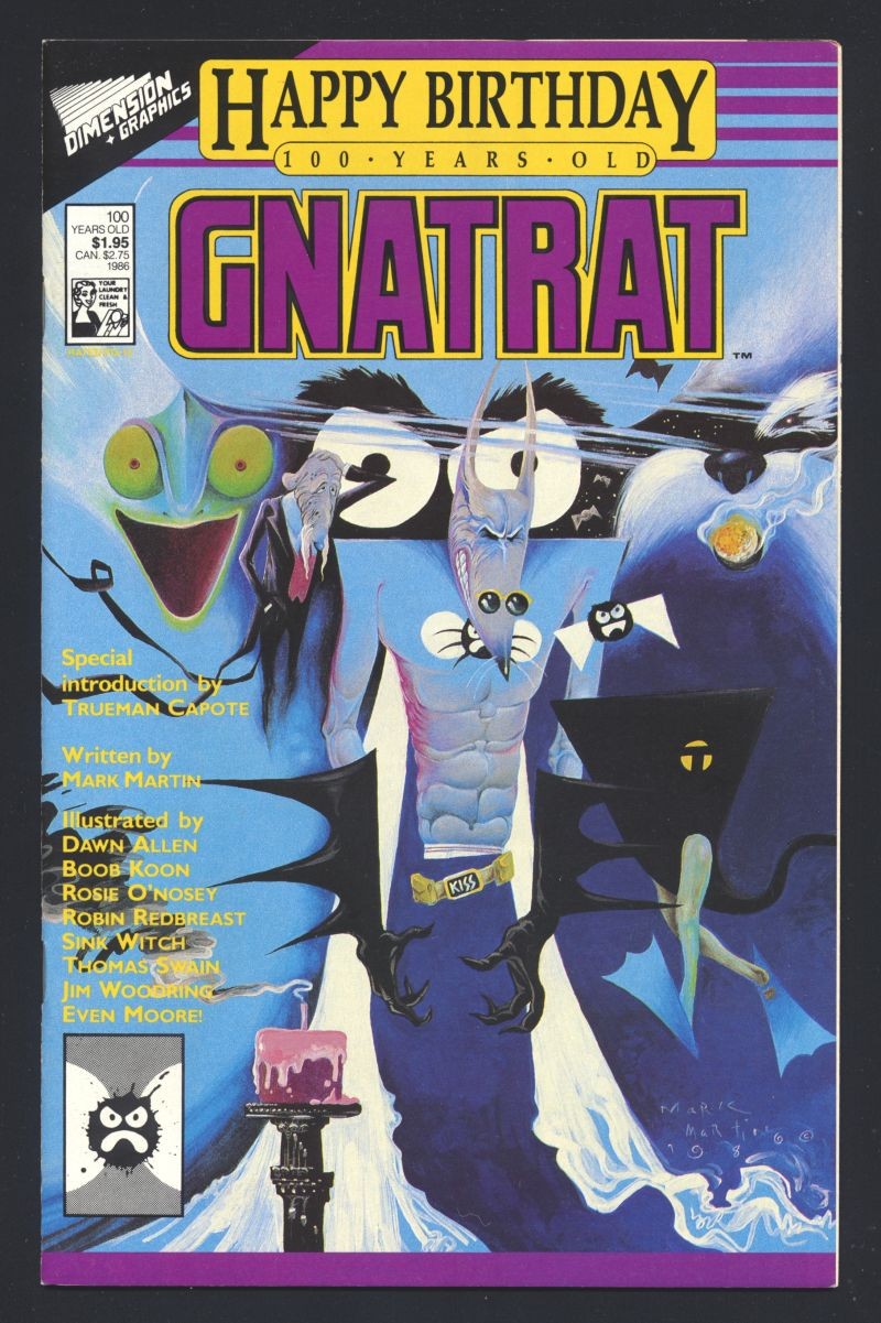 Granato Buon Compleanno! #1 Parodia di Batman Dimension Mark Martin 1986 quasi nuova