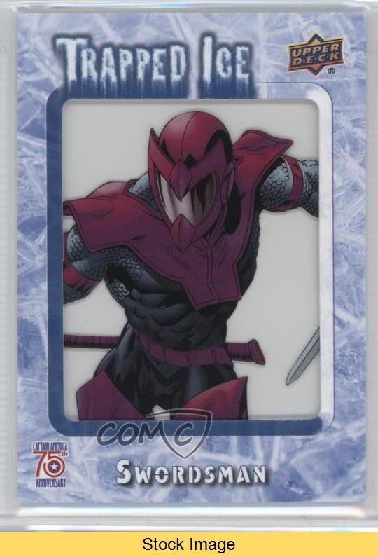 2016 Marvel Captain America 75th Anniversary Trapped Ice Swordsman READ b7b