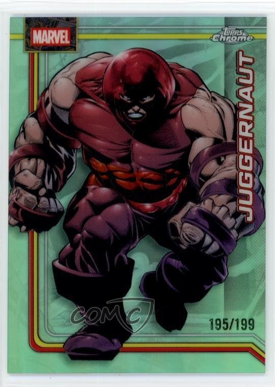 2026 Topps Chrome Marvel Comics rifrattore acquatico / 199 Juggernaut #062 1i3m