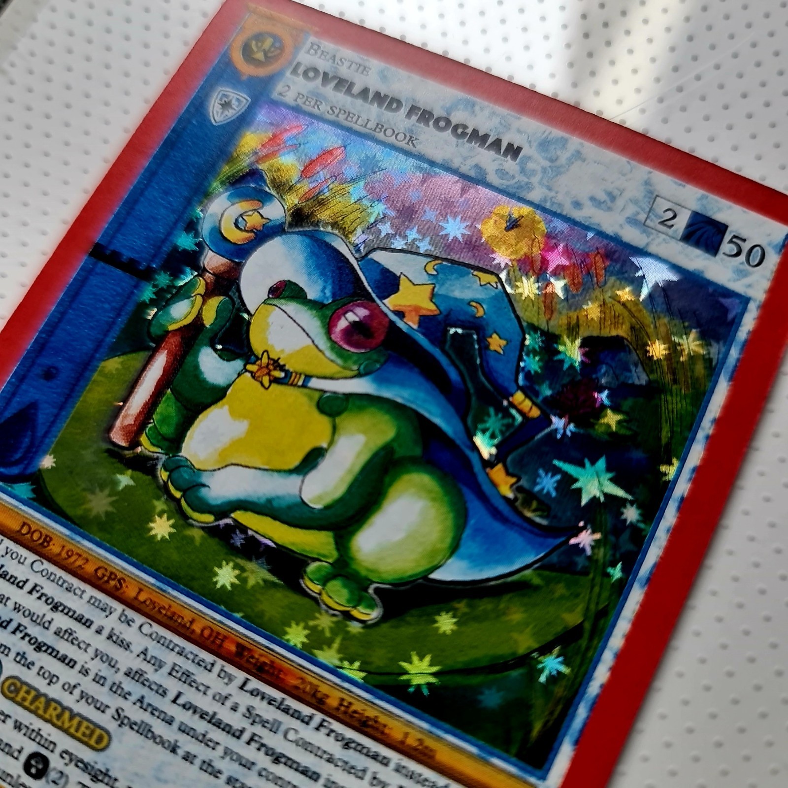 MetaZoo 2021 2nd Edition - Loveland Frogman Holo Foil Gold