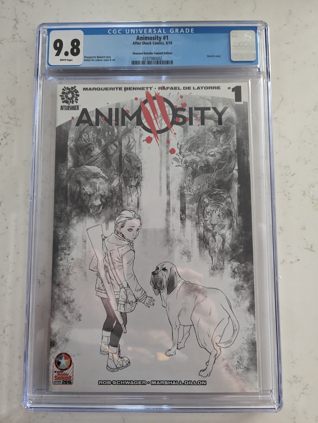 Animosity #1 Diamond Retailer Summit Variant CGC 9.8