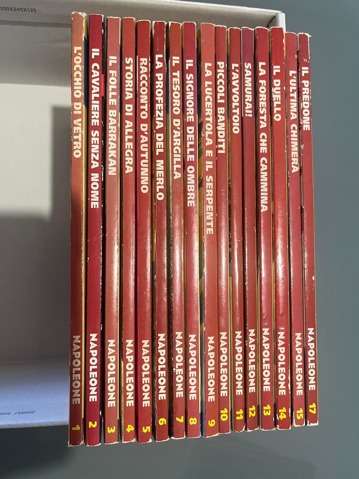 Lotto di 16 Fumetti  "Napoleone "  sequenza completa da 1 a 15 +  n° 17