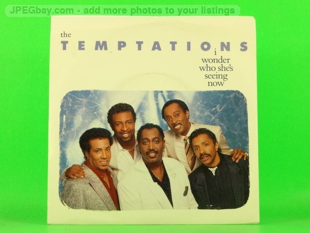 TEMPTATIONS I WONDER WHO SHE'S SEEING NOW (PICTURE SLEEVE) (137) 7" MOTOWN