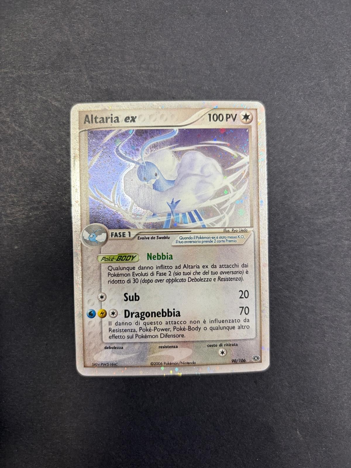 Pokémon Altaria ex 90/106 100 PV ITA 2006 Olografico EX