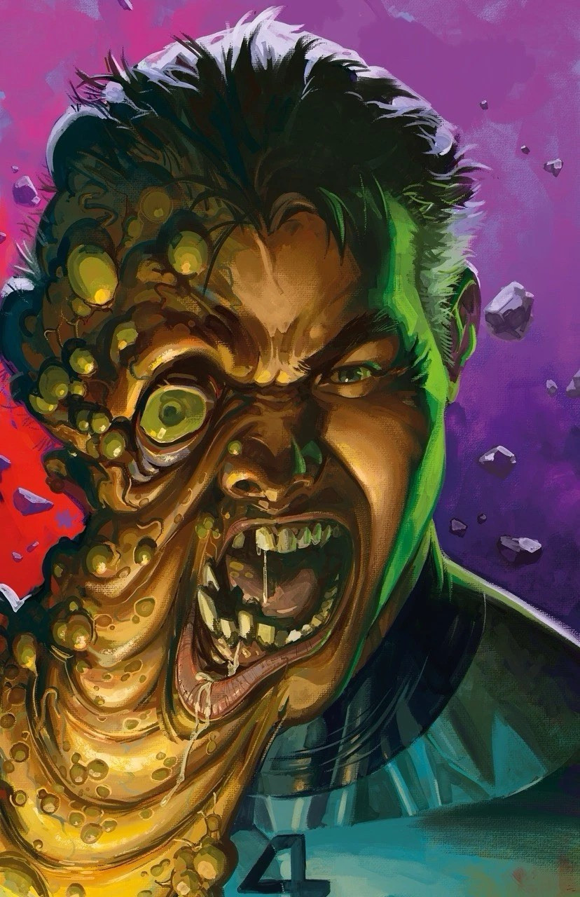 MIDNIGHT FANTASTIC FOUR #1 BEN HARVEY 1:50 RI VIRGIN VARIANTE MARVEL 2026 FANTASTICO!