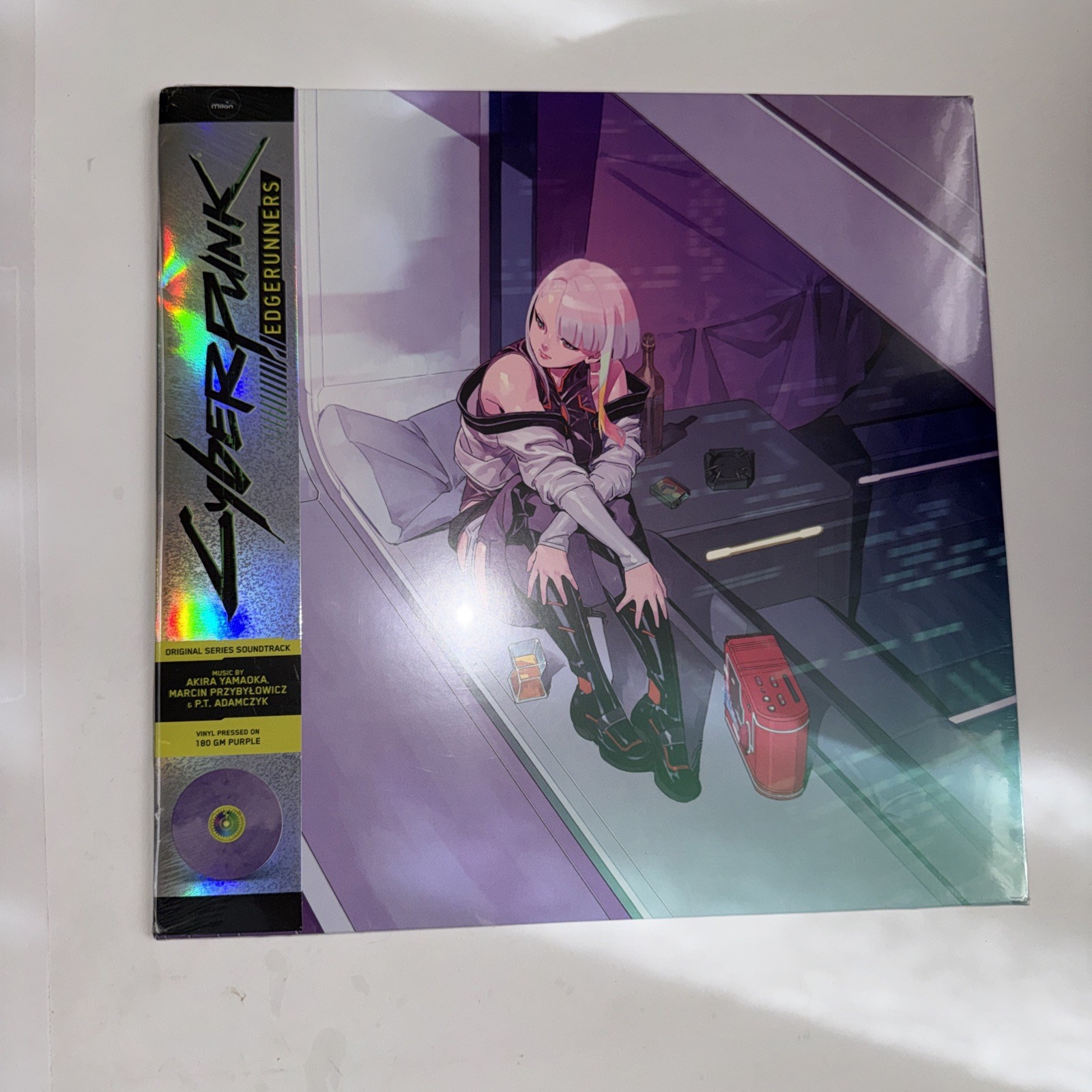 Cyberpunk Edgerunners Original Series Soundtrack Purple Vinyl BRAND NEW IN HAND