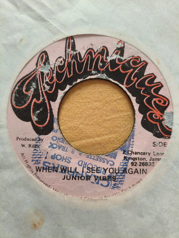 Junior Vibes - When Will I See You Again