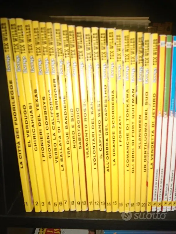 FUMETTI TEX WILLER EXTRA SEQUENZA COMPLETA 1/21