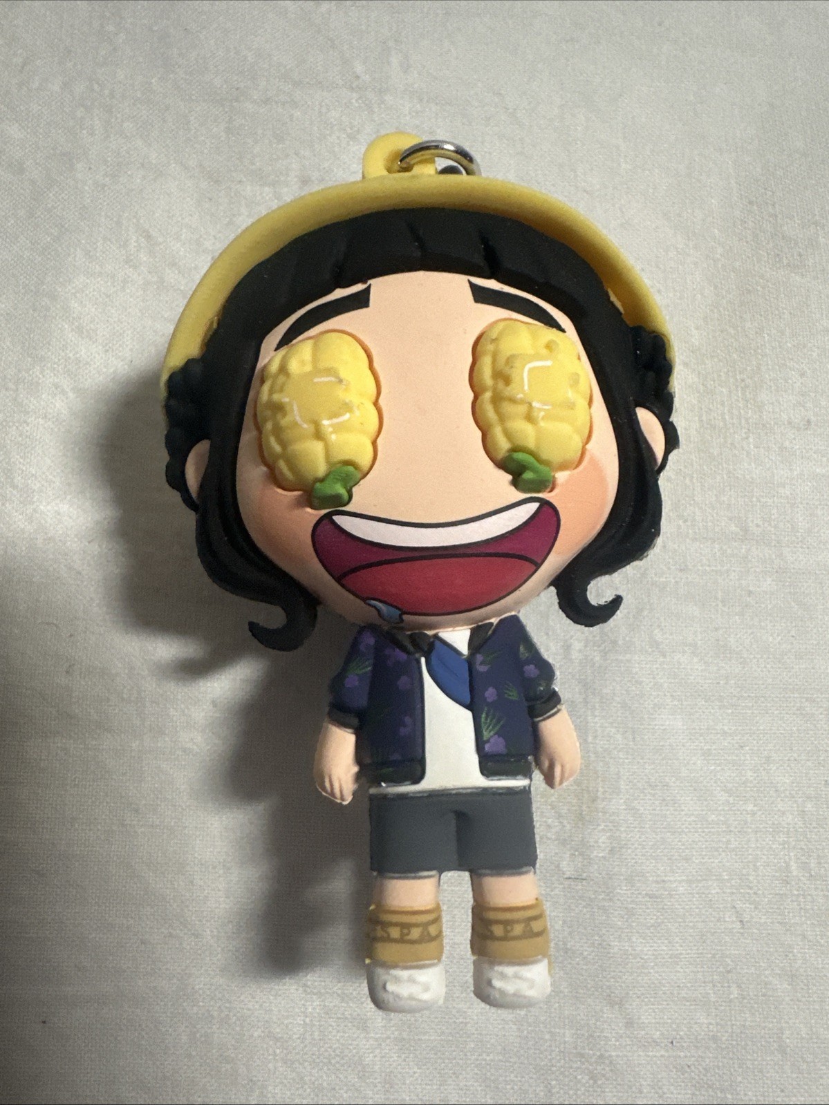 Monogram NETFLIX K-Pop Demon Hunters Figural Bag Clip ZOEY w/ POPCORN EYES  New