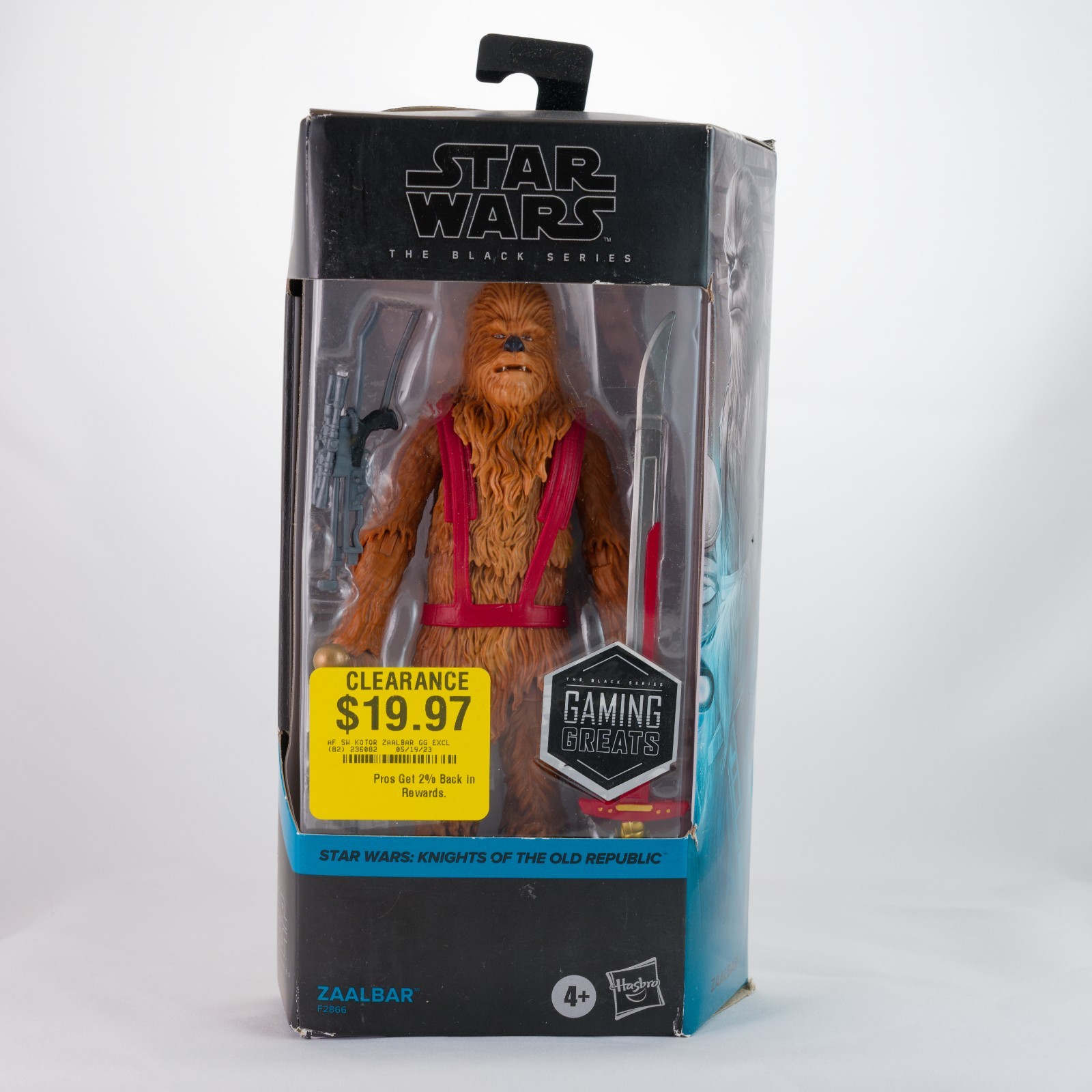 Star Wars Black Series Zaalbar Gaming Greats Modellino KOTOR Wookiee 6"