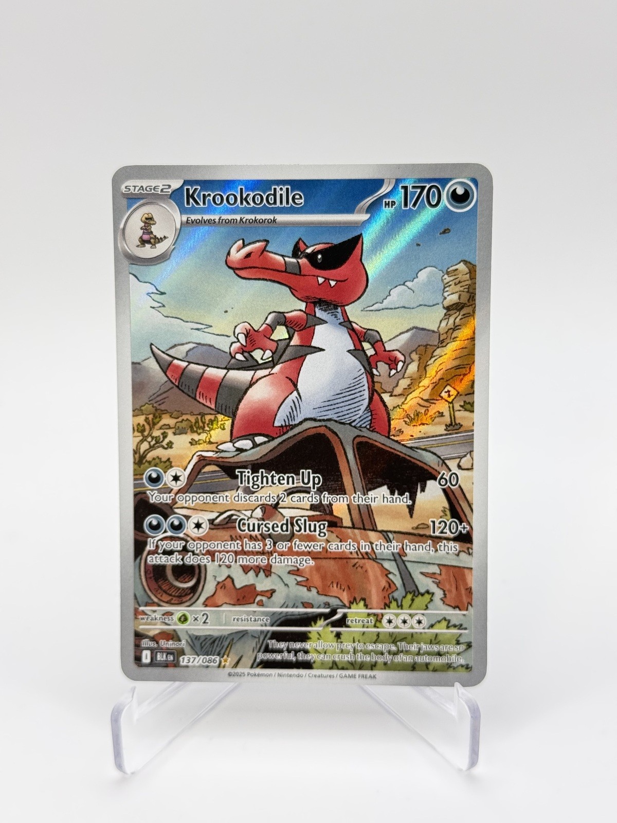Krookodile 137/086 Black Bolt English