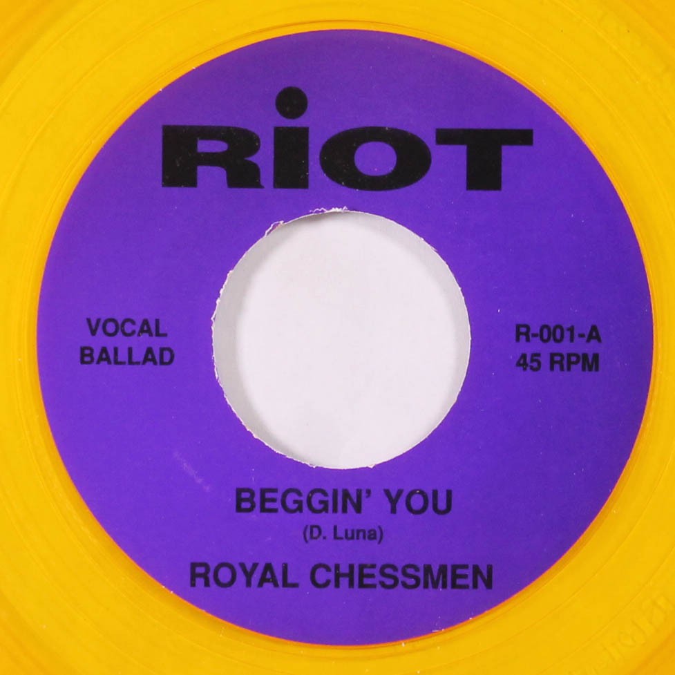 ROYAL CHESSMEN / RICHARD & JERRY: beggin' you / this thing called love RIOT 7"