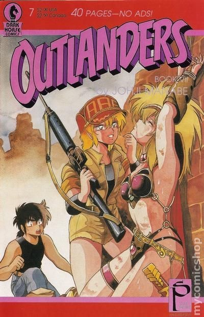 Outlanders #7 VF 8.0 1989 Immagine Stock