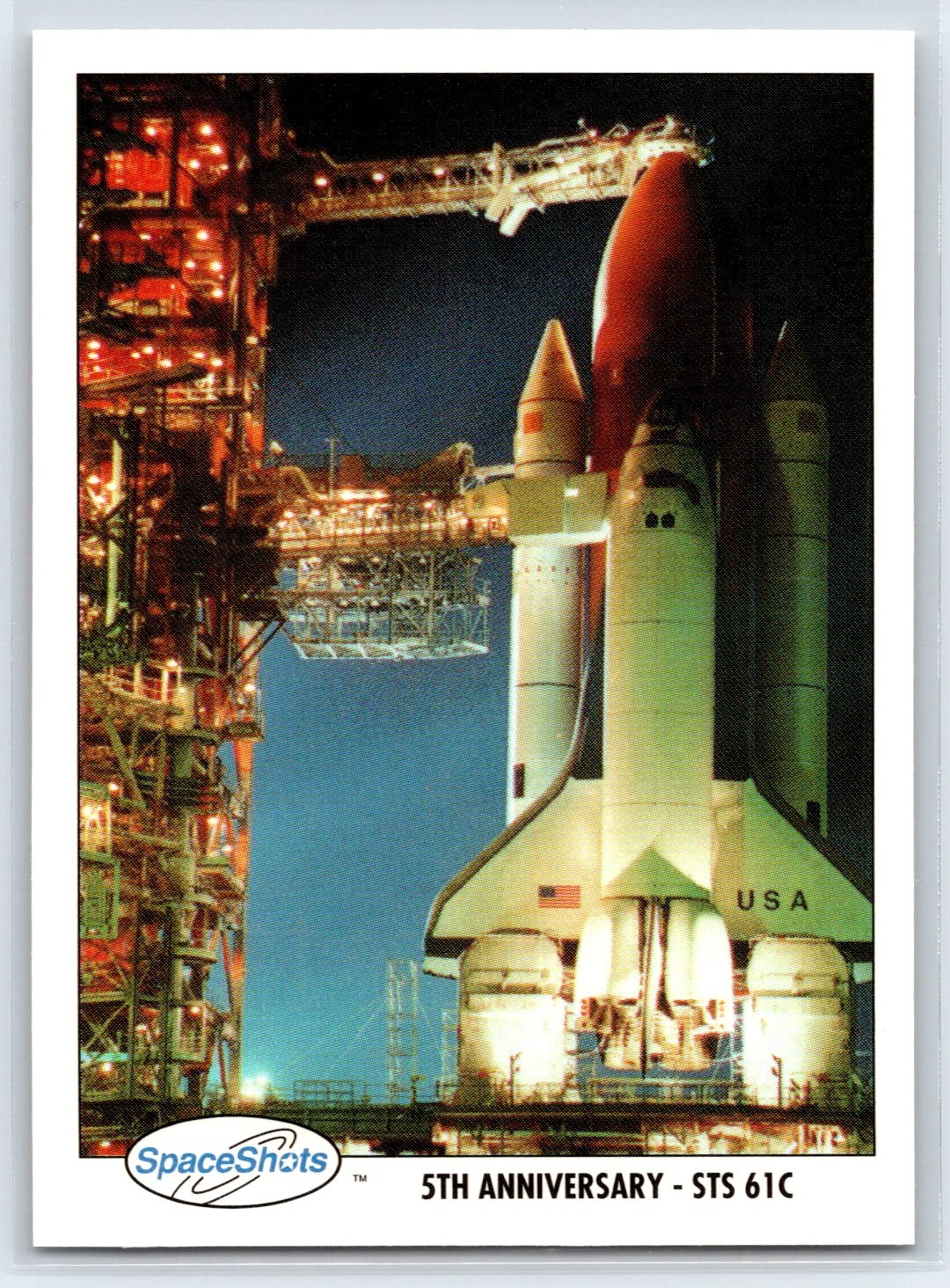 1990-92 Space Ventures Space Shots 5° anniversario - #0153