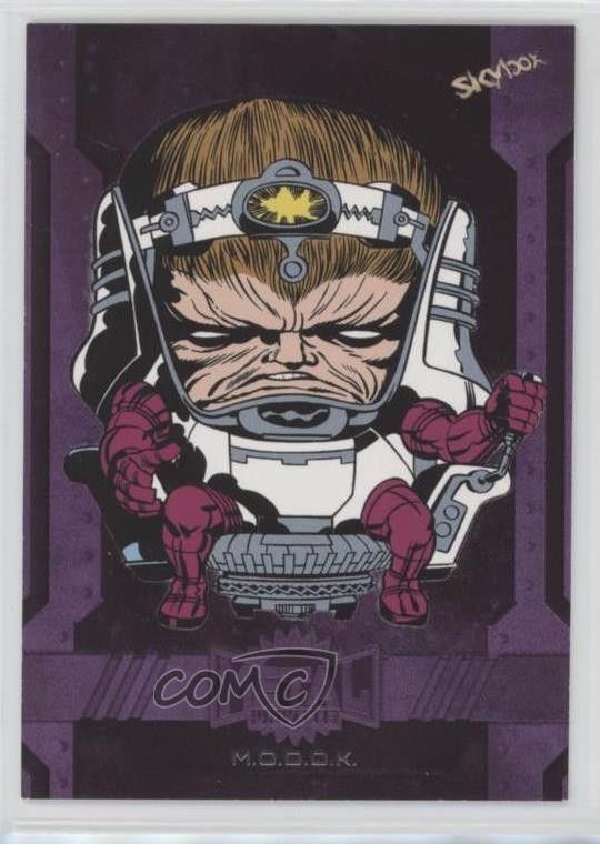 2024 Skybox Marvel Metal Universe Avengers High Series Purple FX /199 MODOK 0sb7