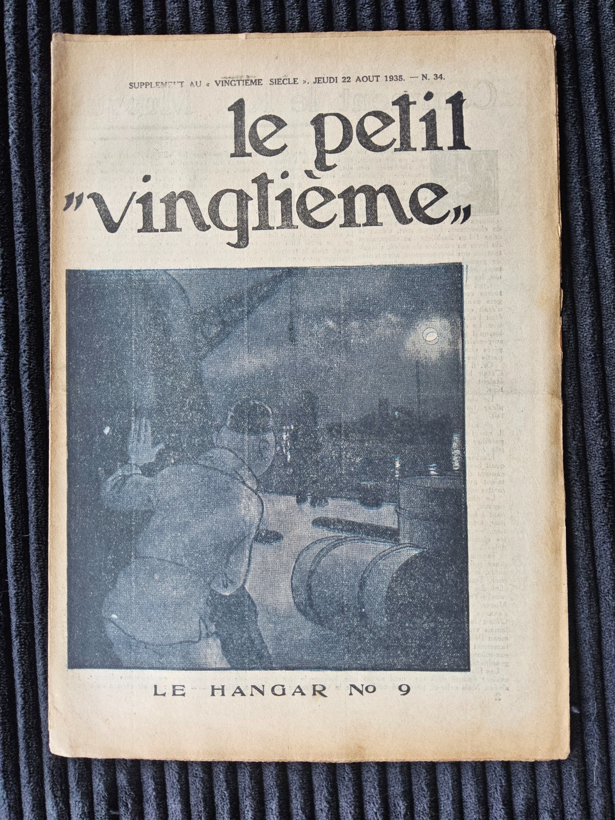 Tintin - Petit Vingtième - Numéro 34  de 1935
