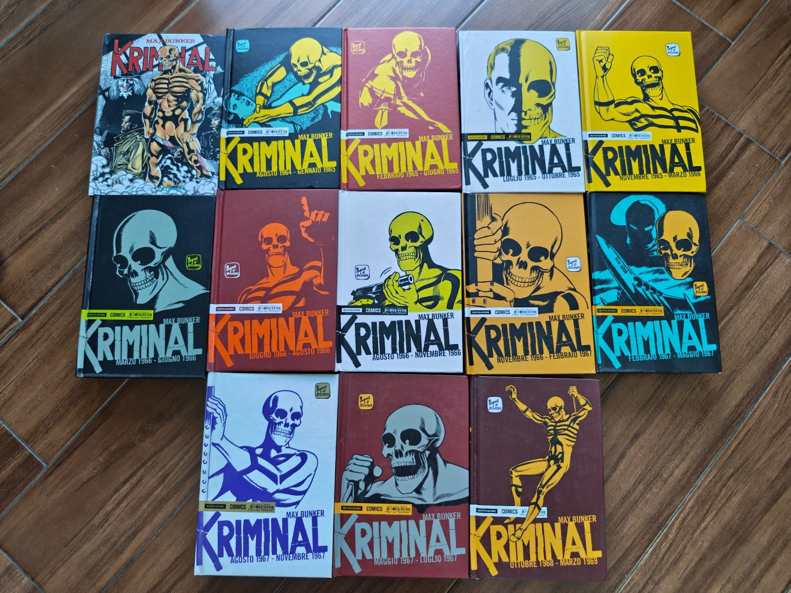 Kriminal - Lotto 13 cartonati Mondadori Comics e 100VolteMeglio Publishing