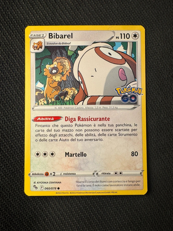 Bibarel 060/078 Pokemon Go ITA