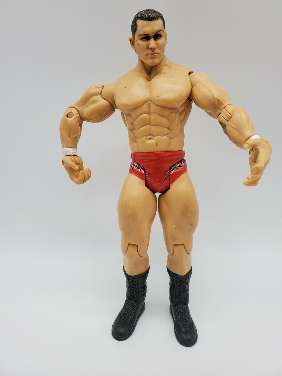 Modellino Wrestling Jakks Pacific 7" 2003 RANDY ORTON Red Trunks