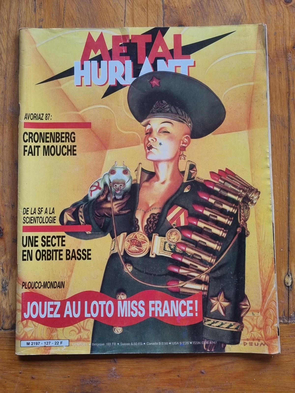 Métal Hurlant #127 1987 Beb-Deum Charles Burns Yves Chaland Andreas