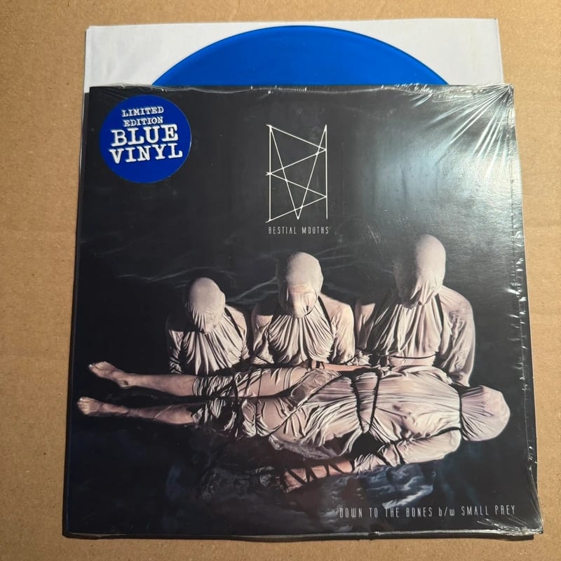 Bestial Mouths blue Vinyl 7” Diana Azzuz Ronce Octonomy