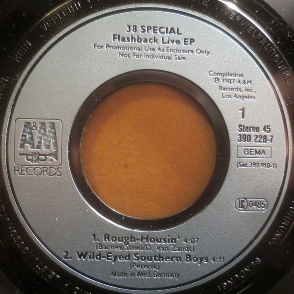 38 Special - Flashback Live EP (7", EP, Promo) (Very Good Plus (VG+)) - 39485263