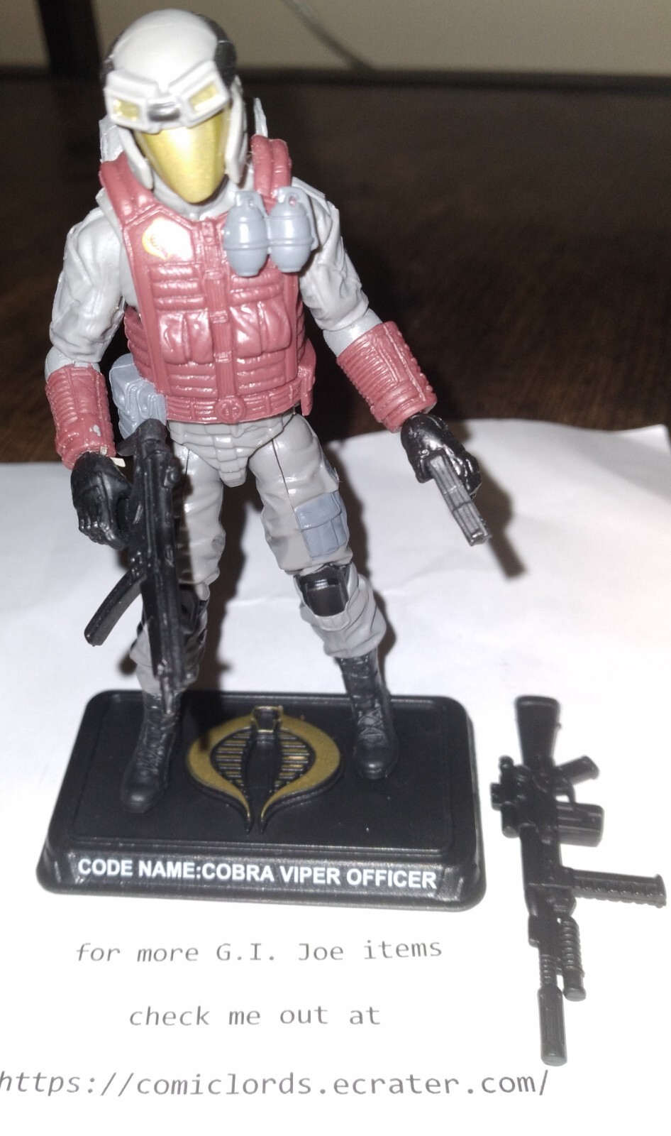 Cobra Viper Ufficiale 100% Completo 50° Anniversario GIJOE G.I.Joe GI JOE