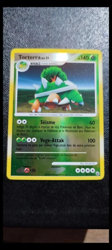 Torterra carte Pokémon Aube Majestueuse 30/100