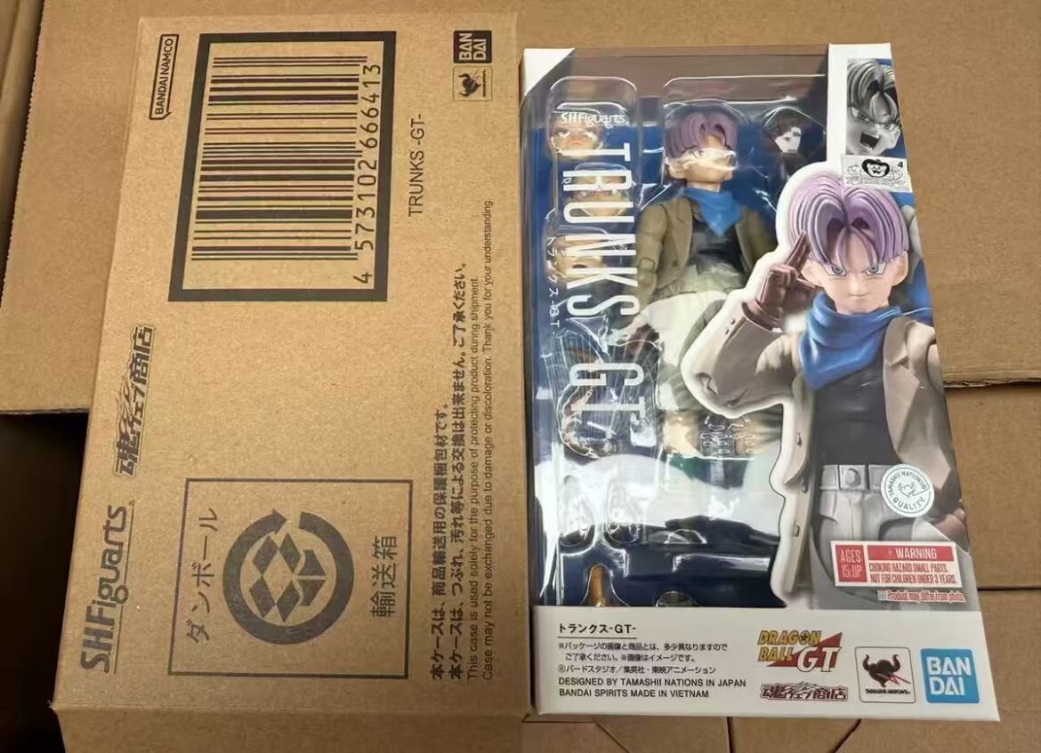 Bandai Tamashii Web S.H.Figuarts Dragonball GT Trunks Modellino SHF Giocattolo Nuovo