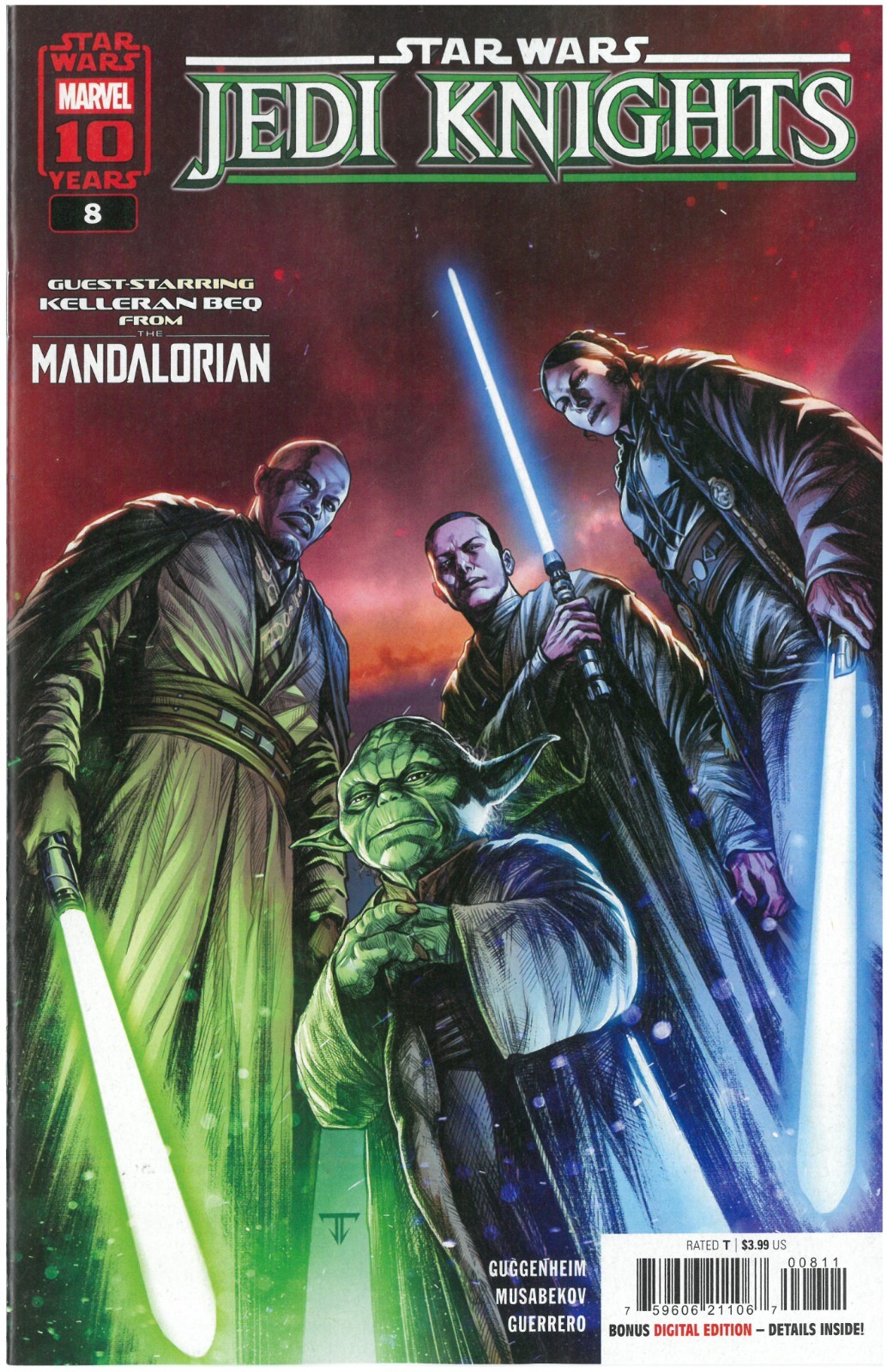 Star Wars: Jedi Knights #8 CVR A copertina variante 22/10/2025 Marvel Comics
