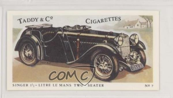 1980 Taddy & Co Motor Cars Tobacco Singer 15 litri Le Mans due posti #7 z6d