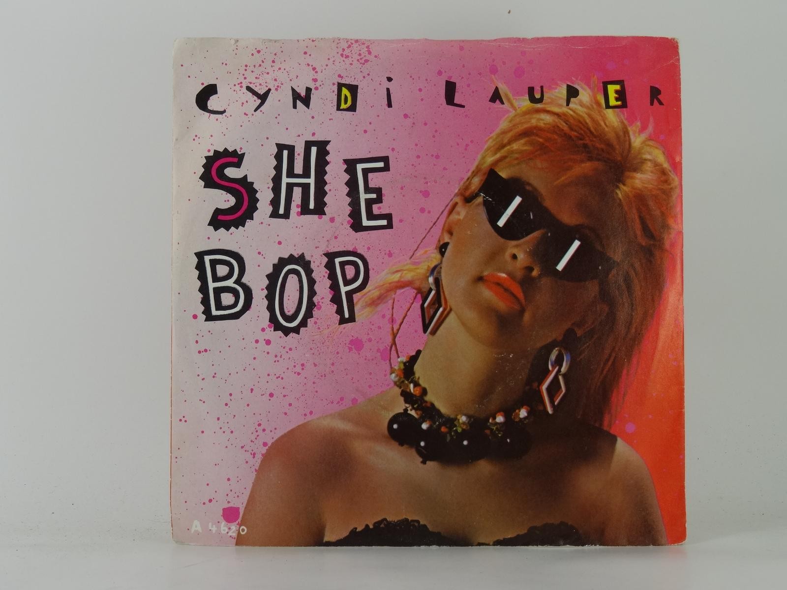 CYNDI LAUPER SHE BOP (64) 2 Track 7" Single plus Picture Sleeve EPIC