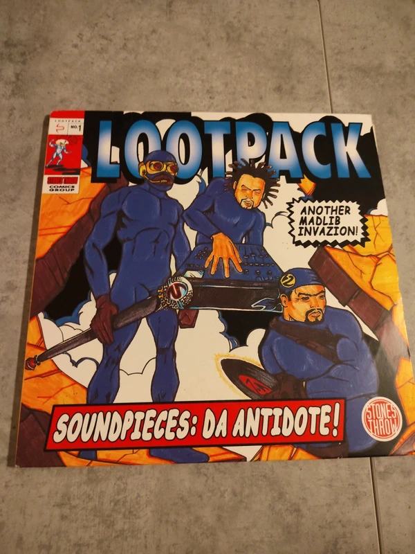 Vinyle 3 LP Lootpack _ Soundpieces : Da Antidote! (Original Press 1999 / Madlib ).