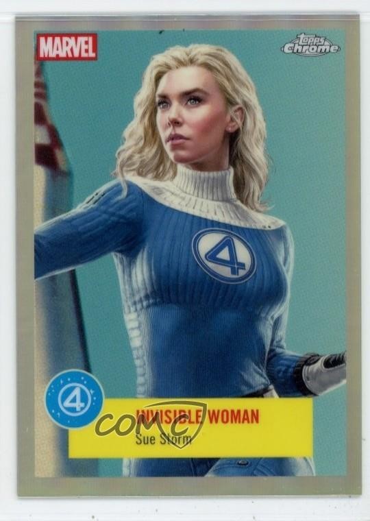 2025 Topps Chrome Marvel Studios Invisible Woman / Sue Storm #9 1tn7