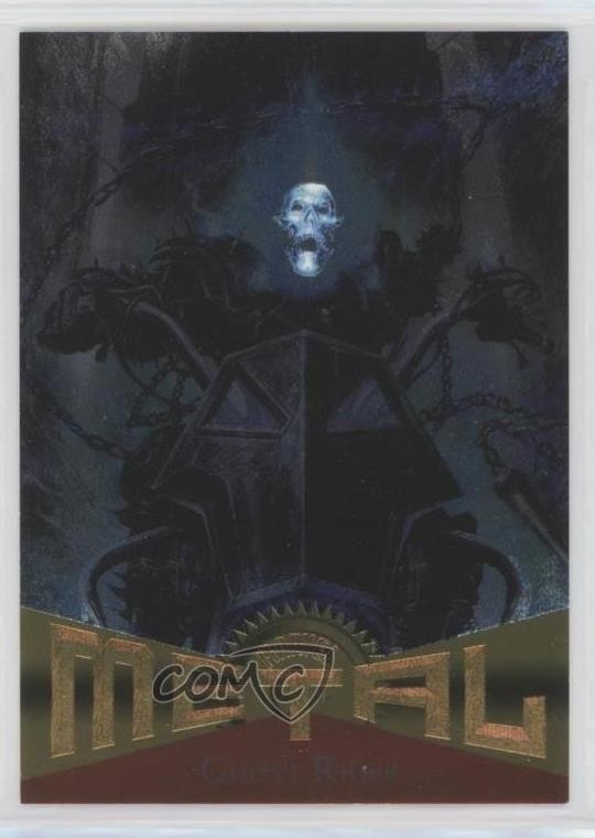 2013 Marvel Fleer Retro Metal Ghost Rider #30 8b4